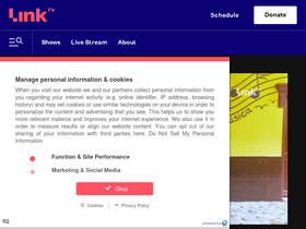 'linktv.org' screenshot