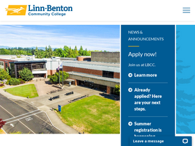 'linnbenton.edu' screenshot