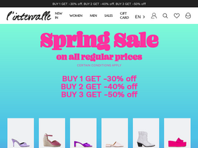 'lintervalleshoes.com' screenshot