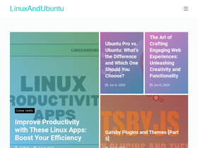 'linuxandubuntu.com' screenshot