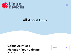 'linuxfordevices.com' screenshot
