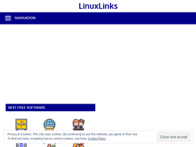 'linuxlinks.com' screenshot
