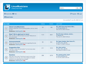 'linuxmusicians.com' screenshot