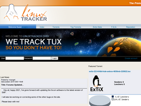 'linuxtracker.org' screenshot