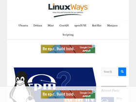 'linuxways.net' screenshot