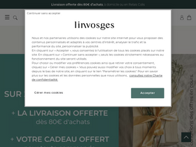 'linvosges.com' screenshot