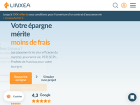 'linxea.com' screenshot