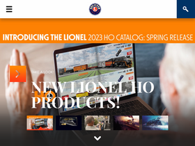 'lionel.com' screenshot