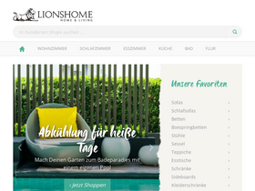 'lionshome.de' screenshot