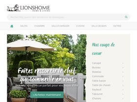 'lionshome.fr' screenshot