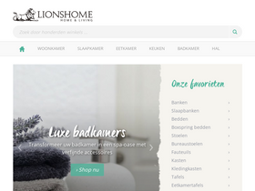 'lionshome.nl' screenshot