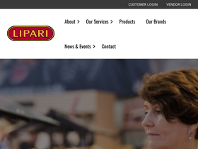 'liparifoods.com' screenshot