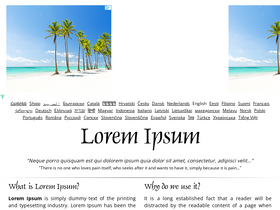 'lipsum.com' screenshot