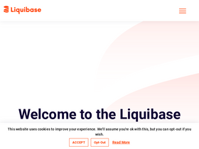 'liquibase.org' screenshot