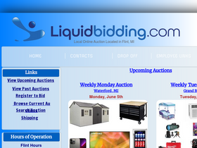 'liquidbidding.com' screenshot