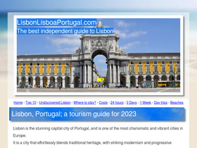 'lisbonlisboaportugal.com' screenshot