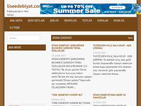 'liseedebiyat.com' screenshot