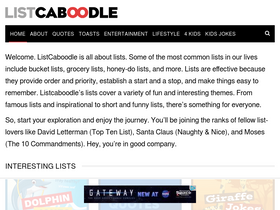 'listcaboodle.com' screenshot