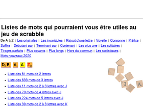 'listesdemots.com' screenshot