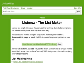 'listmoz.com' screenshot