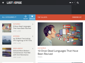 'listverse.com' screenshot