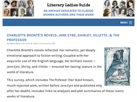 'literaryladiesguide.com' screenshot