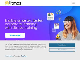 'litmos.com' screenshot
