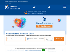 'litoralulromanesc.ro' screenshot