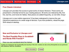 'litscape.com' screenshot