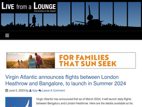 'livefromalounge.com' screenshot