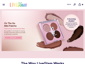 'liveglam.com' screenshot