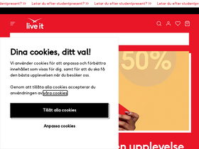 'liveit.se' screenshot