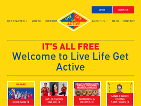 'livelifegetactive.com' screenshot