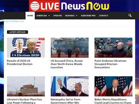 'livenewsnow.com' screenshot