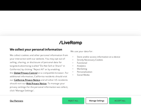 'liveramp.com' screenshot