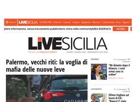 'livesicilia.it' screenshot