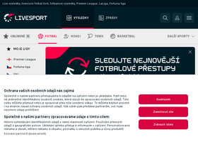 'livesport.cz' screenshot
