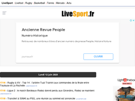 'livesport.fr' screenshot