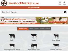 'livestockmarket.com' screenshot