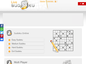 'livesudoku.com' screenshot