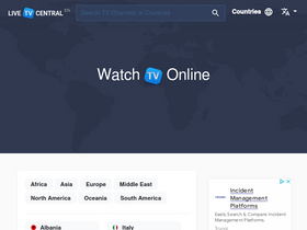 'livetvcentral.com' screenshot
