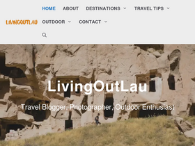 'livingoutlau.com' screenshot