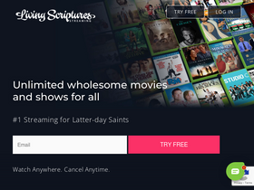 'livingscriptures.com' screenshot