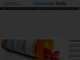 'livingstondaily.com' screenshot