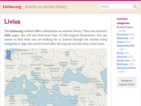 'livius.org' screenshot