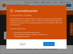 'livsmedelsverket.se' screenshot