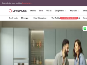 'livspace.com' screenshot