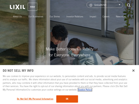 'lixil.com' screenshot