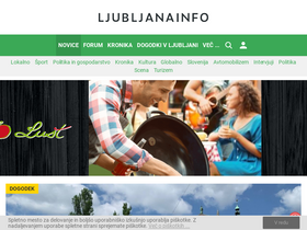 'ljubljanainfo.com' screenshot