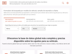 'llantasneumaticos.com' screenshot